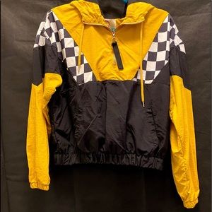 Racing Cropped Hoodie
